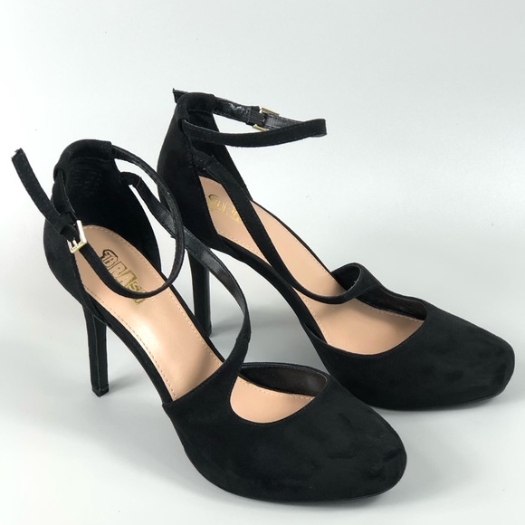 Brash Women’s Strappy Black Heels Size 9 - Picture 1 of 10